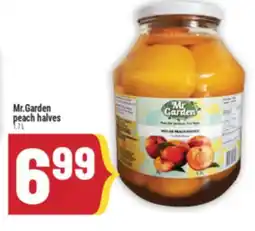 Marché Adonis Mr.Garden peach halves offer
