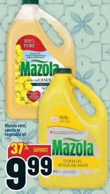 Marché Adonis Mazola corn, canola or vegetable oil offer