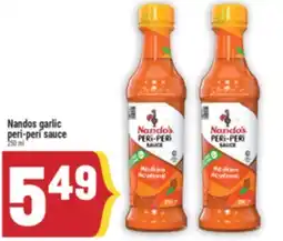 Marché Adonis Nandos garlic peri-peri sauce offer