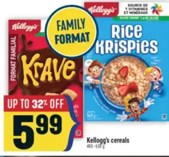 Marché Adonis Kellogg's cereals offer