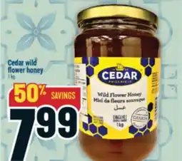 Marché Adonis Cedar wild flower honey offer
