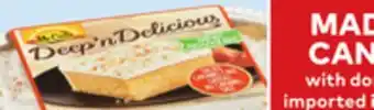Giant Tiger McCain Deep'n Delicious cake offer