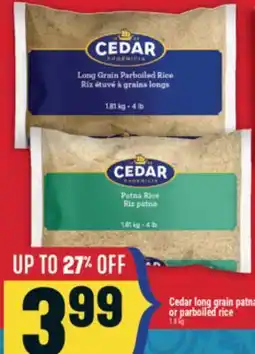 Marché Adonis Cedar long grain patna or parboiled rice offer