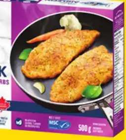 Giant Tiger High Liner frozen haddock fillets offer