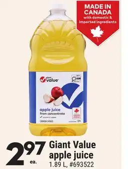 Giant Tiger Giant Value apply juice offer