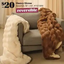 Giant Tiger Heavy throw offer