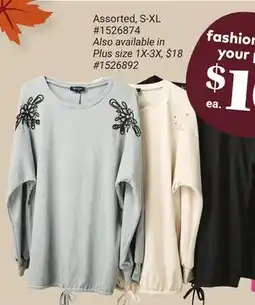 Giant Tiger Fashion Tops offer