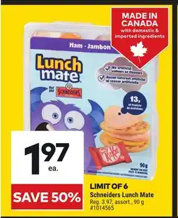 Giant Tiger Schneiders Lunch Mate offer