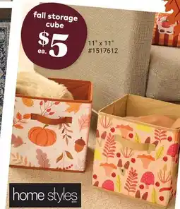 Giant Tiger fall storage cube offer