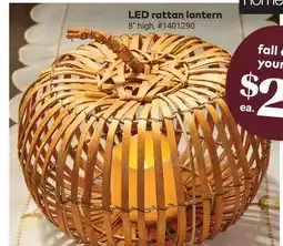 Giant Tiger LED rattan lantern offer
