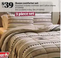Giant Tiger Queen comforter set offer