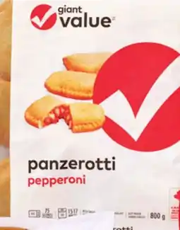 Giant Tiger Giant Value Panzerotti offer