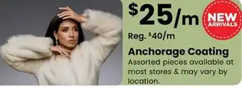Fabricland Anchorage Coating offer