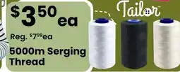 Fabricland 5000m Serging Thread offer