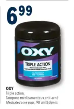 Familiprix OXY Triple action Medicated acne pads, 90units offer