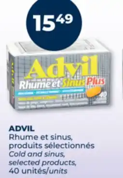 Familiprix ADVIL, Cold and sinus, selected products, 40 units offer