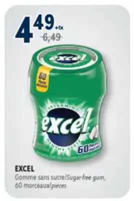 Familiprix EXCEL, Sugar-free gum, 60 pieces offer