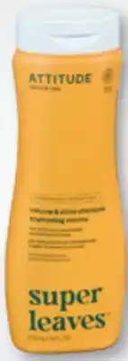 Familiprix Attitude Super Leaves shampoo volume soy protein & cranberries 473ml offer