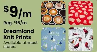 Fabricland Dreamland Knit Prints offer
