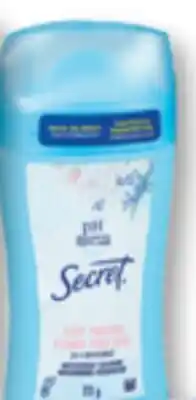 Familiprix Secret Invisible baby powder solid antiperspirant 73g offer