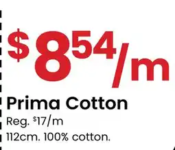 Fabricland Prima Cotton offer