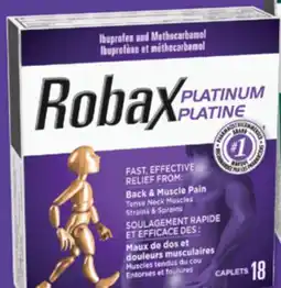 Familiprix ROBAX Platinum Back and muscle pain, 18caplets offer