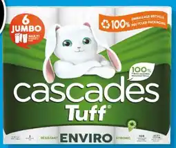 Familiprix POUR EXTRA, CASCADES, Tuff Enviro, Paper towels, 6 jumbo rolls offer