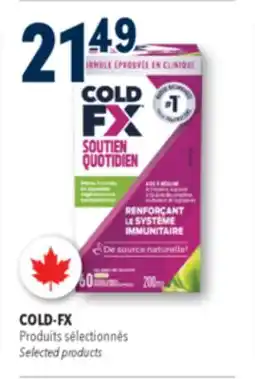 Familiprix COLD-FX, Selected products offer