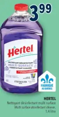 Familiprix HERTEL, Multi surface disinfectant cleaner, 1,4 litre offer