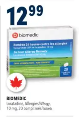 Familiprix BIOMEDIC, Loratadine, Allergy, 10 mg, 20 tablets offer