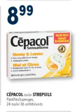 Familiprix CÉPACOL Lozenges, 24 or 36 units offer