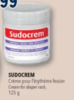 Familiprix Sudocrem for treatment of diaper rash and minor skin irritations 125g offer