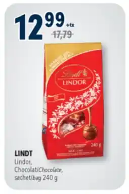Familiprix LINDT Lindor, Chocolate, bag 240 g offer
