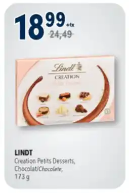 Familiprix LINDT, Creation Petits Desserts, Chocolate, 173 g offer