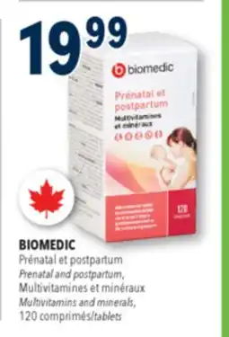 Familiprix BIOMEDIC, Prenatal and postpartum, Multivitamins and minerals, 120 tablets offer