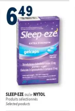 Familiprix Sleep-eze extra strength softgels capsules offer