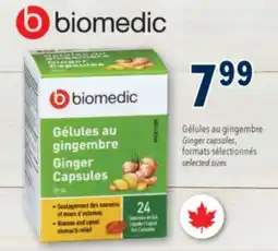 Familiprix BIOMEDIC, Ginger capsules, selected sizes offer