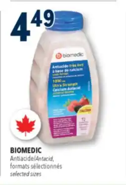Familiprix BIOMEDIC, Antacid, selected sizes offer