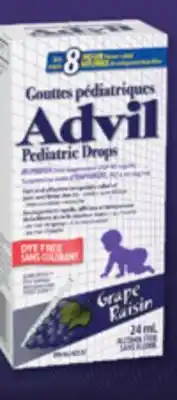 Familiprix ADVIL Ibuprofen, Pediatric drops, children's or Junior Pediatric drops, children's or Junior offer