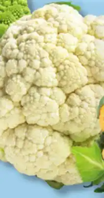 IGA WHITE, PURPLE, ORANGE OR ROMANESCO CAULIFLOWER offer