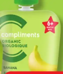 IGA COMPLIMENTS BIOLOGIQUE ORGANIC BABY FOOD offer