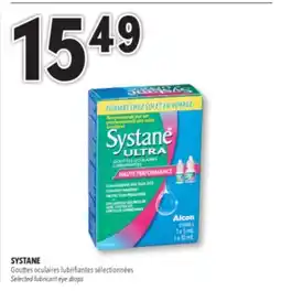 Familiprix SYSTANE Selected lubricant eye drops offer