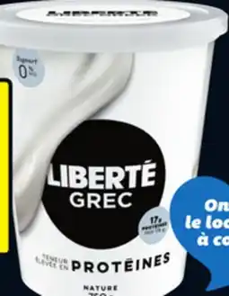 IGA LIBERTÉ GREC YOGURT offer