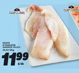 IGA HADDOCK FILLETS offer