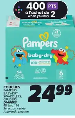 IGA PAMPERS BABY-DRY DIAPERS offer