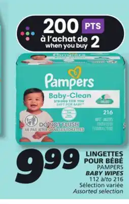 IGA PAMPERS BABY WIPES offer