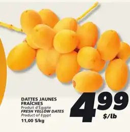 IGA FRESH YELLOW DATES offer