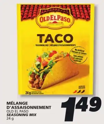 IGA OLD EL PASO SEASONING MIX offer
