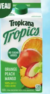 IGA TROPICANA FRUIT JUICE BLEND offer