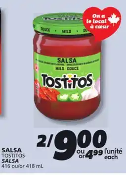 IGA TOSTITOS SALSA offer